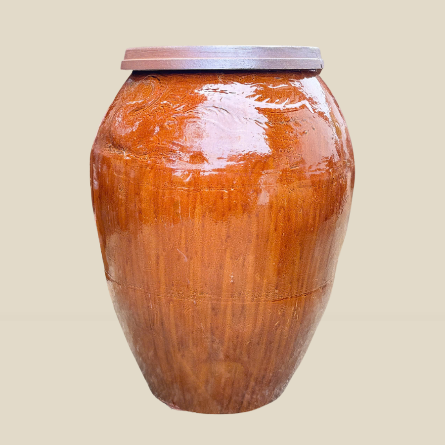 Lu Sành Có Nắp Ủ Mắm, Đựng Gạo 200 Lít