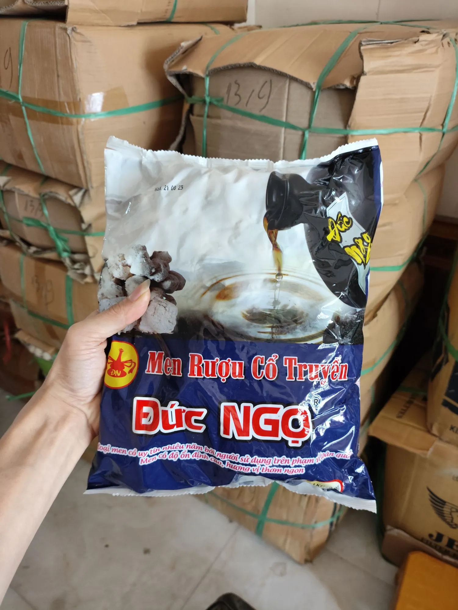 Men Rượu Cổ Truyền Đức Ngọ, gói 1kg Men Rượu Cổ Truyền Đức Ngọ, gói 1kg