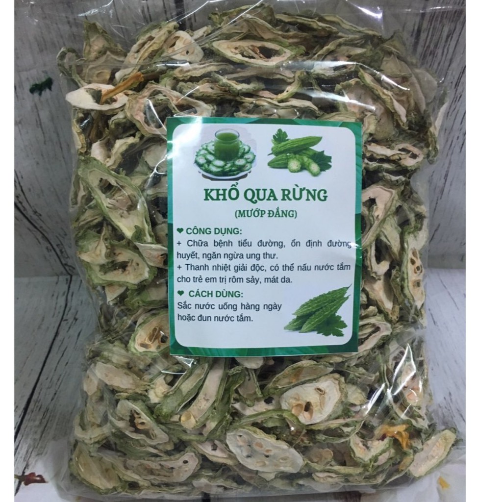Khổ Qua Rừng Sấy Khô (Mướp Đắng Khô) chuẩn hàng loại 1 (1kg)