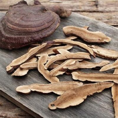 Nấm linh chi thái lát