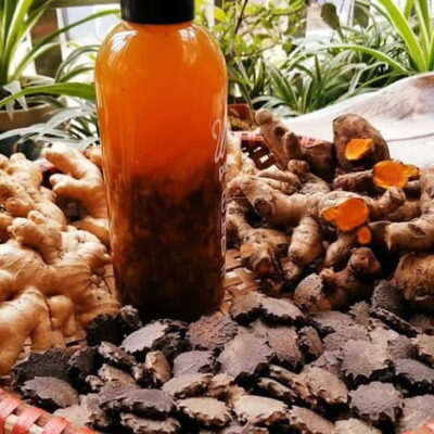 Rượu gừng nghệ gấc hạ thổ