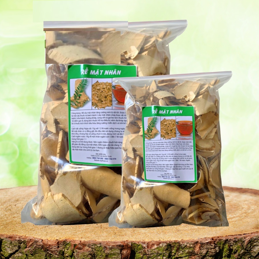 RỄ CÂY MẬT NHÂN KHÔ (1kg)